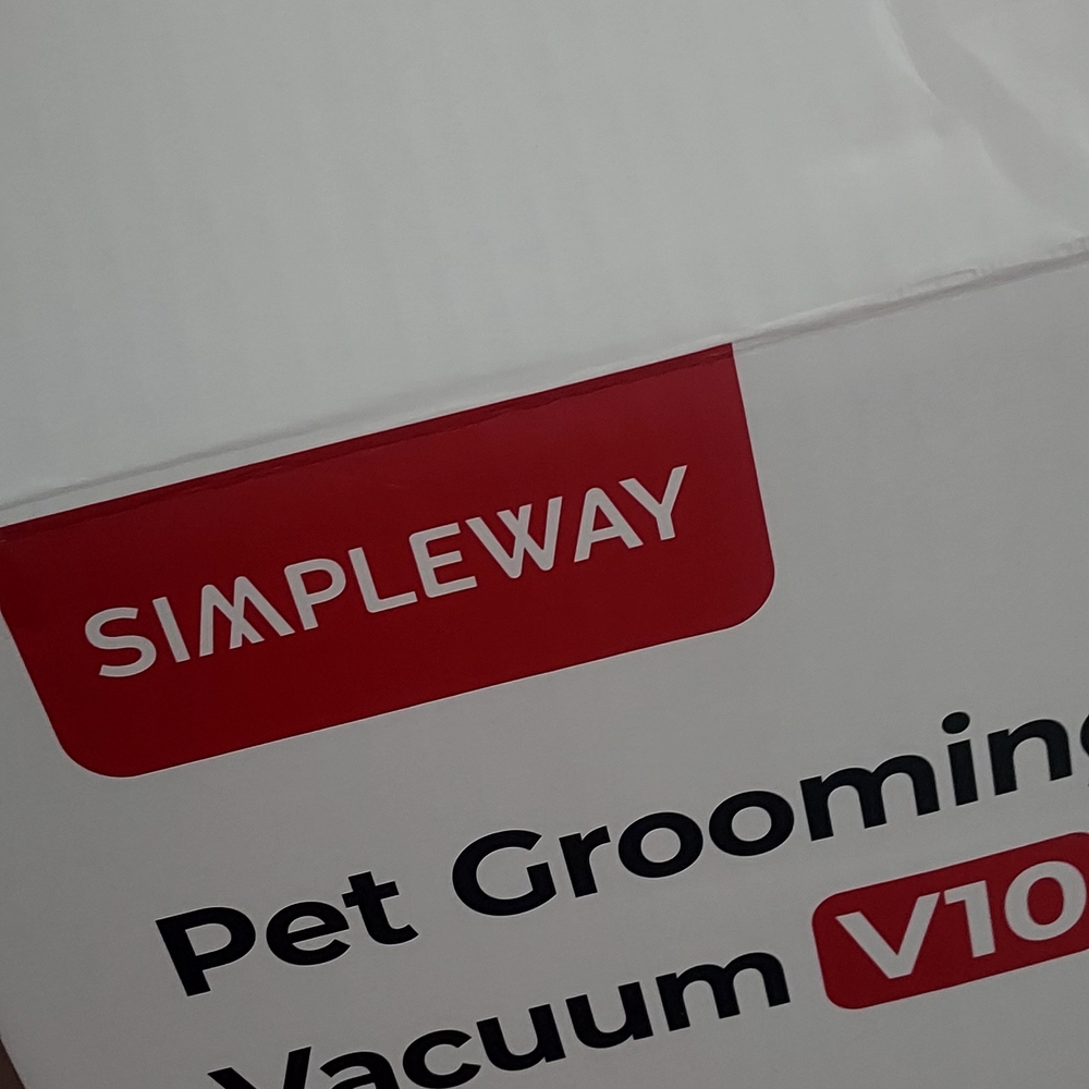 Simpleway Gray and White Pet Grooming Tool